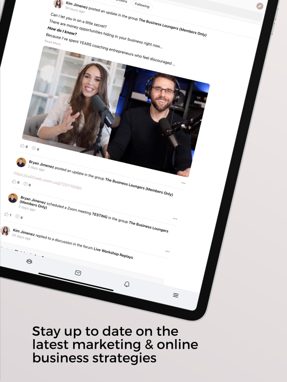 The Business Lounge iPad screenshot 3 - Business app
