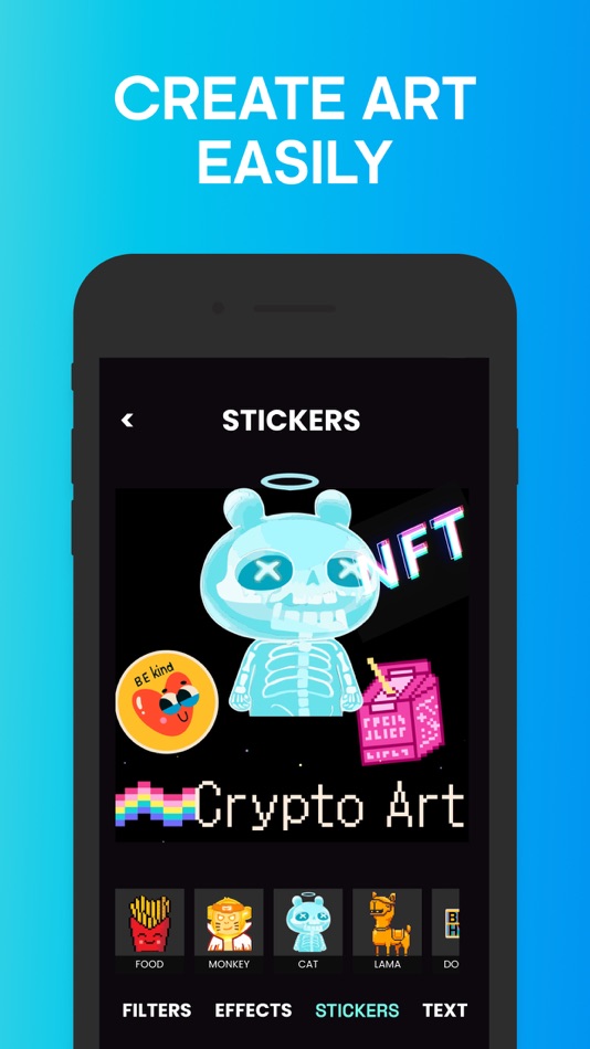 #4. NFT art maker creator (iOS) Podle: Dattelmann Sarl