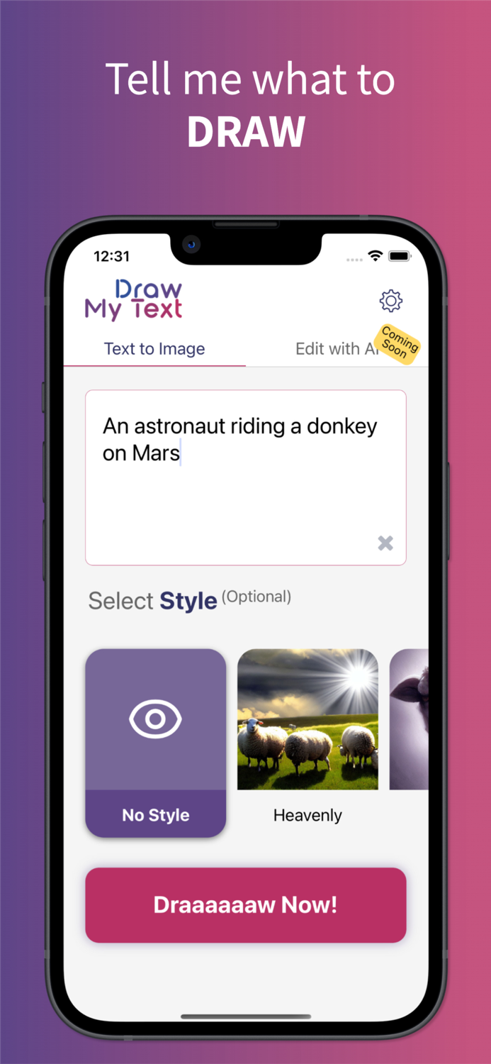 DrawMyText - AI Image Creator