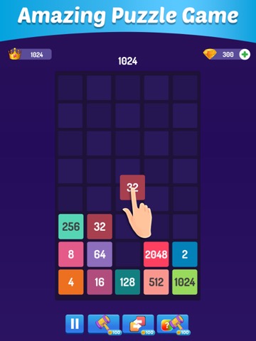 Match the Number - 2048 Gameのおすすめ画像2