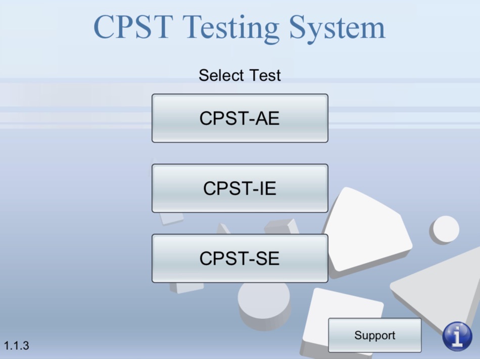 CPST Testing System - 1.1 - (iOS)