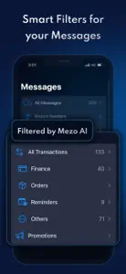 Mezo AI: SMS Spam Blocker screenshot #3 for iPhone