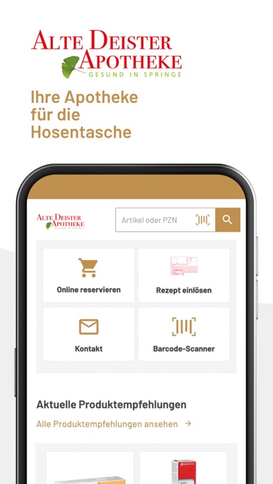 Alte Deister-Apotheke Screenshot