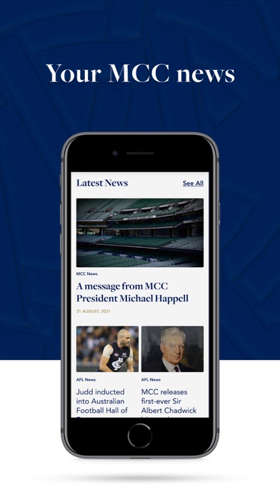 Melbourne Cricket Club Screenshot