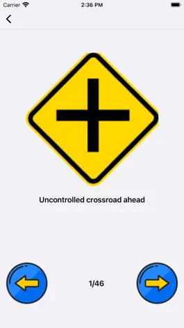 Game screenshot Learn Brazilian Road Signs apk