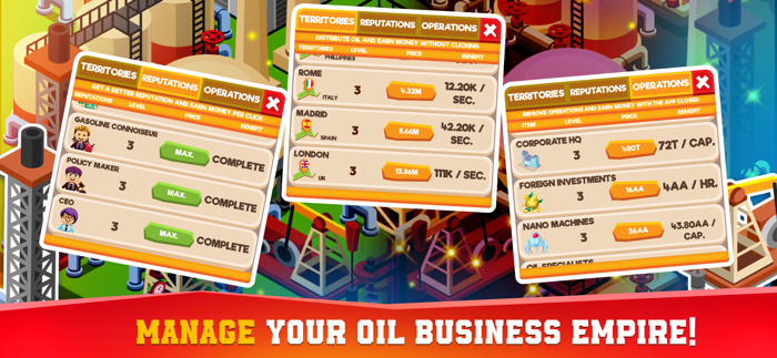 Oil Tycoon Idle Empire Games