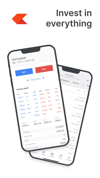 Zerodha Kite - Trade & Invest Screenshot