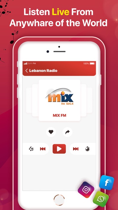 Screenshot #2 pour Live Lebanon Radio Stations