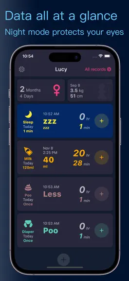Game screenshot Baby Growth Recorder apk