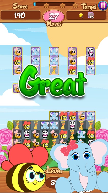 Bees Animal Friends Pop Match3 screenshot-6