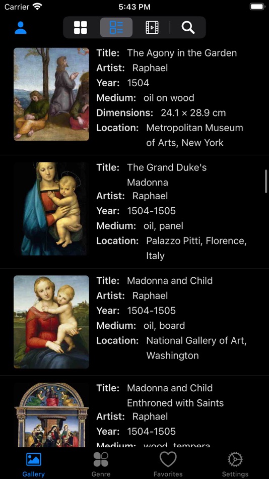 #6. Artlist - Raphael Collection (iOS) Podle: Jinan Matrix Information Technology Co., Ltd.