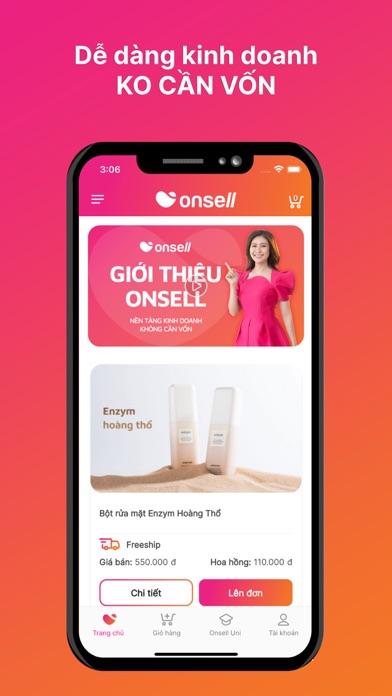 Onsell - Phụ nữ khởi nghiệp Screenshot