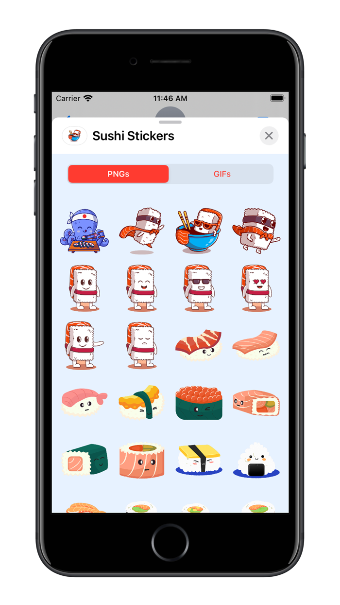 Sushi - GIFs and Stickers