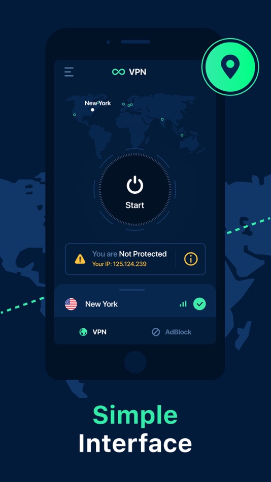 #7. Infinity VPN: Unlimited Proxy (iOS) Podle: QUTEN