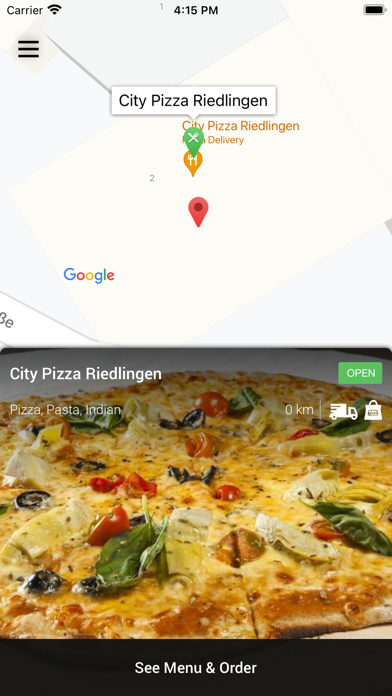 City Pizza Riedlingen Screenshot