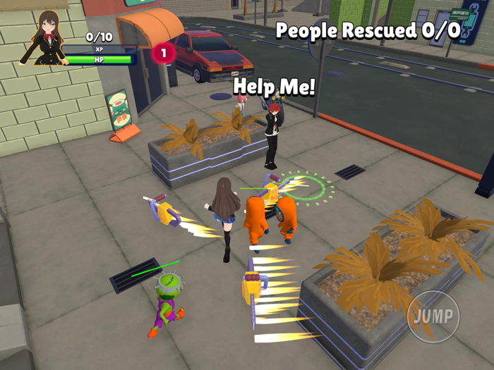 Survivor Anime Bullet Hell