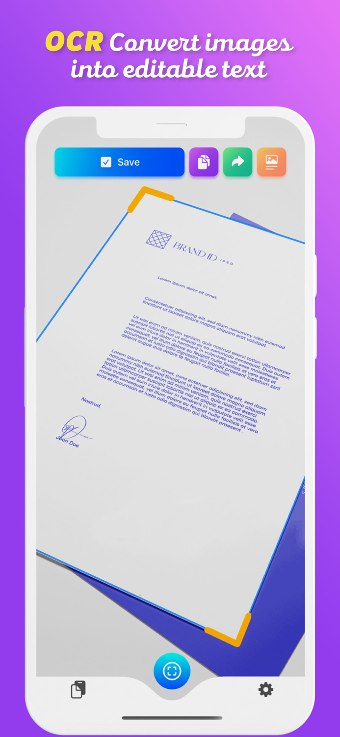 Image to Text OCR Scanner