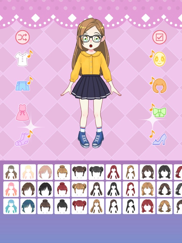 女の子の着せ替え かわいいゲーム 服のコーディネートアプリ screenshot 5