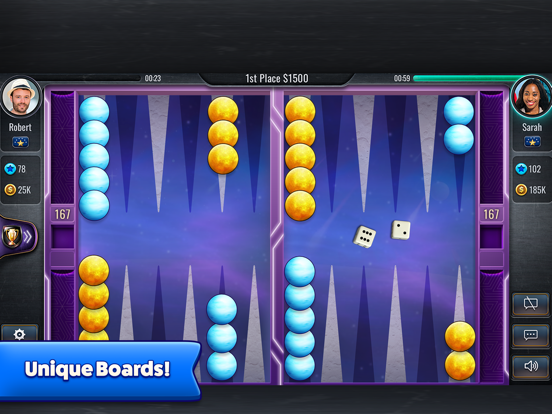 Backgammon - Lord of the Board iPad app afbeelding 2