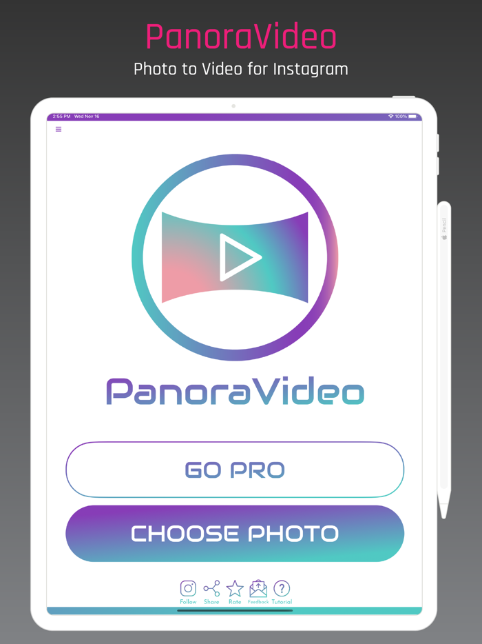PanoraVideo for Instagram