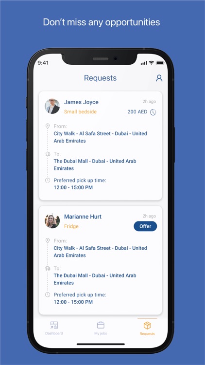Waddi for transporters
