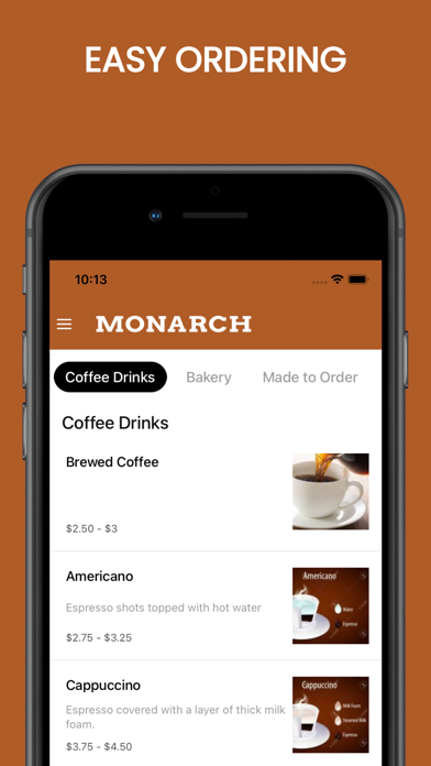 Monarch Market Cafe Online Screenshot