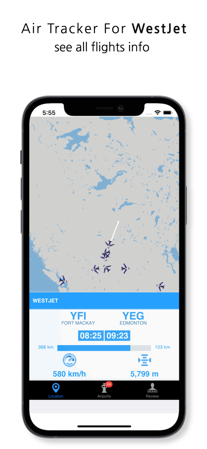 WJA  Tracker for WestJet
