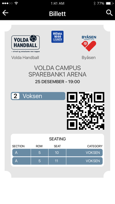 Volda handball Screenshot