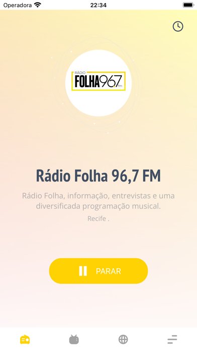 Rádio Folha 96,7 FM Screenshot