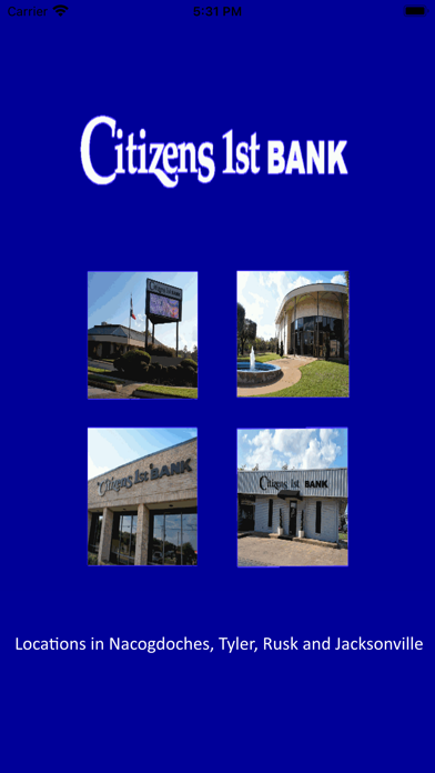 Citizens 1st Bank Screenshot