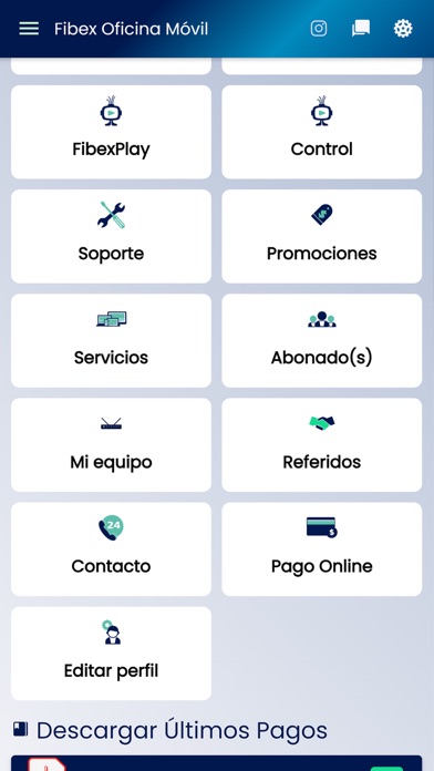 Fibex Oficina Móvil Screenshot