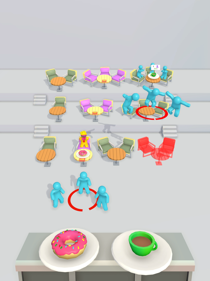 Restaurant Seating Idle 3D