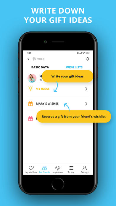 VOLO: Gift registry + grocery Screenshot