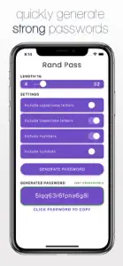 RandPass screenshot #2 for iPhone