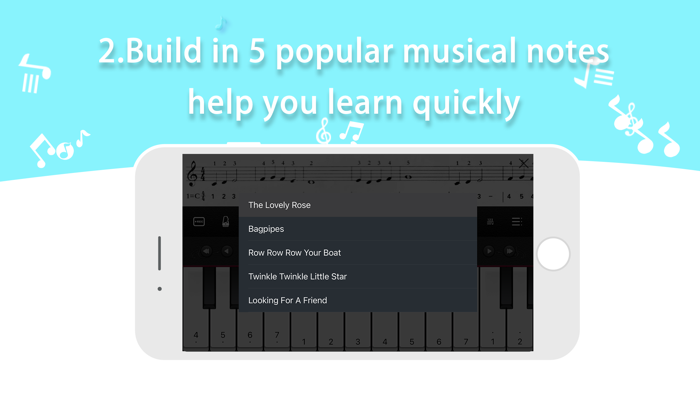Simplified Notation Piano