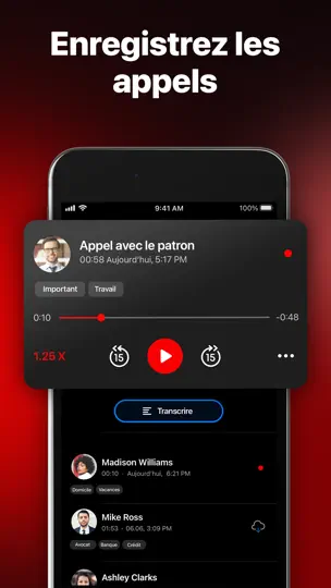 Capture d'écran de Enregistrement Des Appels ° sur iPhone 1