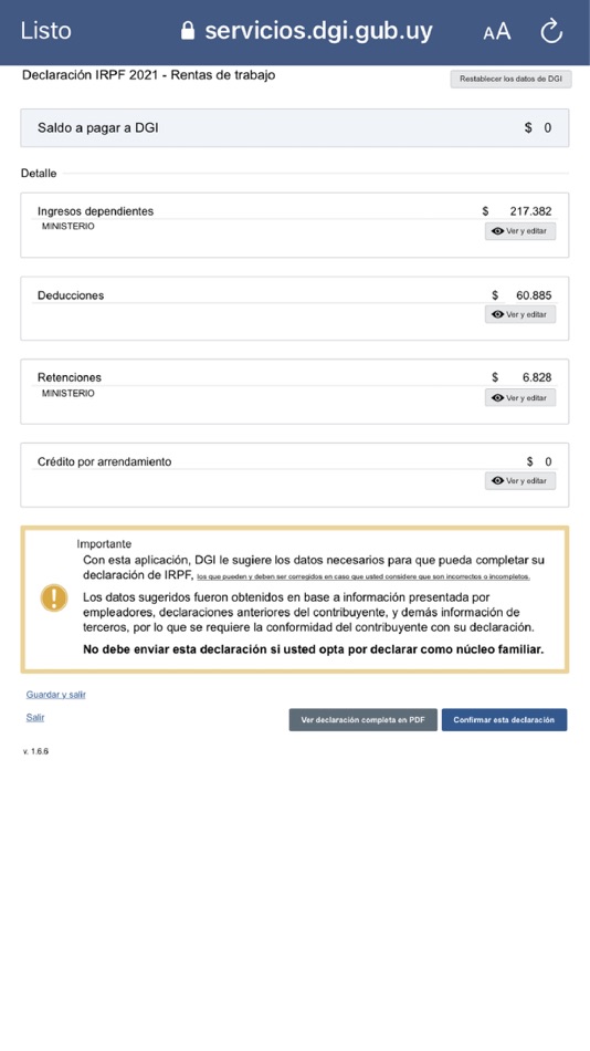 #3. DGI (iOS) 由: Dirección General Impositiva