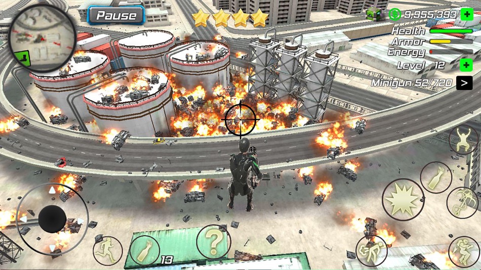 #1. Rope Wing Hero Gangster Vegas (iOS) Podle: HGames-ArtWorks s.r.o.