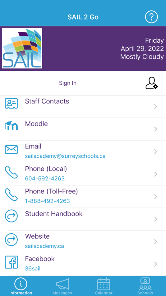 #1. SAIL 2 Go (iOS) 由: Surrey School District