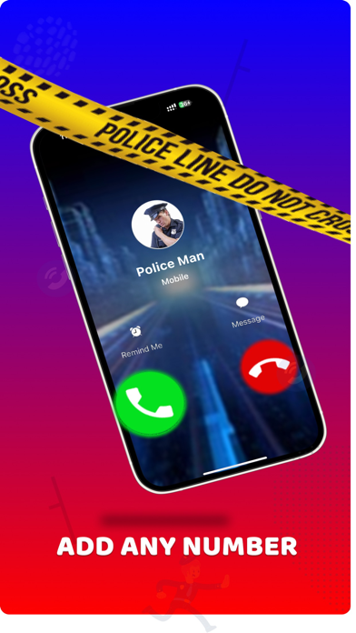 Fake Phone Call Police Cop Screenshot