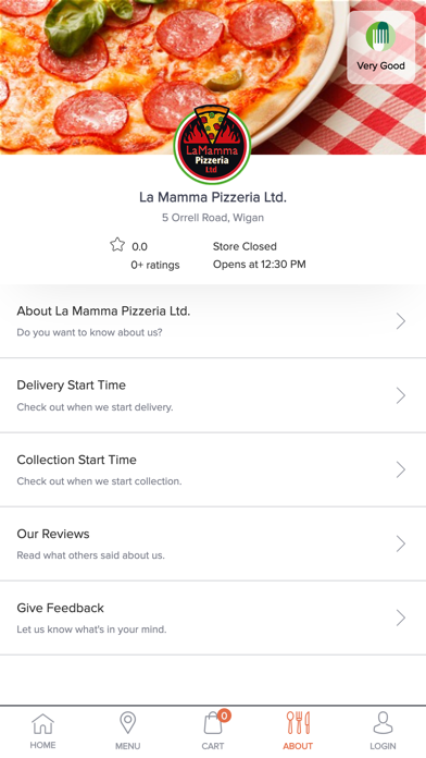 La Mamma Pizzeria Ltd Screenshot
