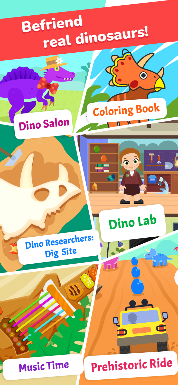 Dino Preschool learn abc  123