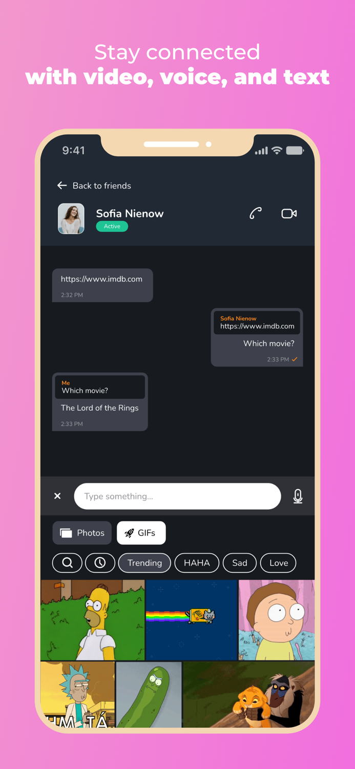 Chillo - Text and Video Chat