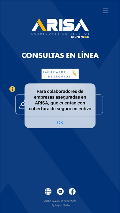 Arisa Móvil Screenshot