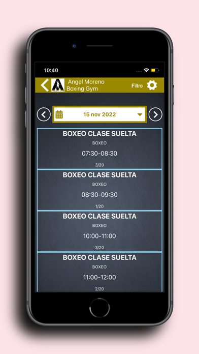 Angel Moreno Boxing Gym Screenshot