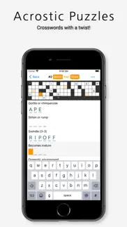 acrostic crossword puzzles iphone screenshot 1