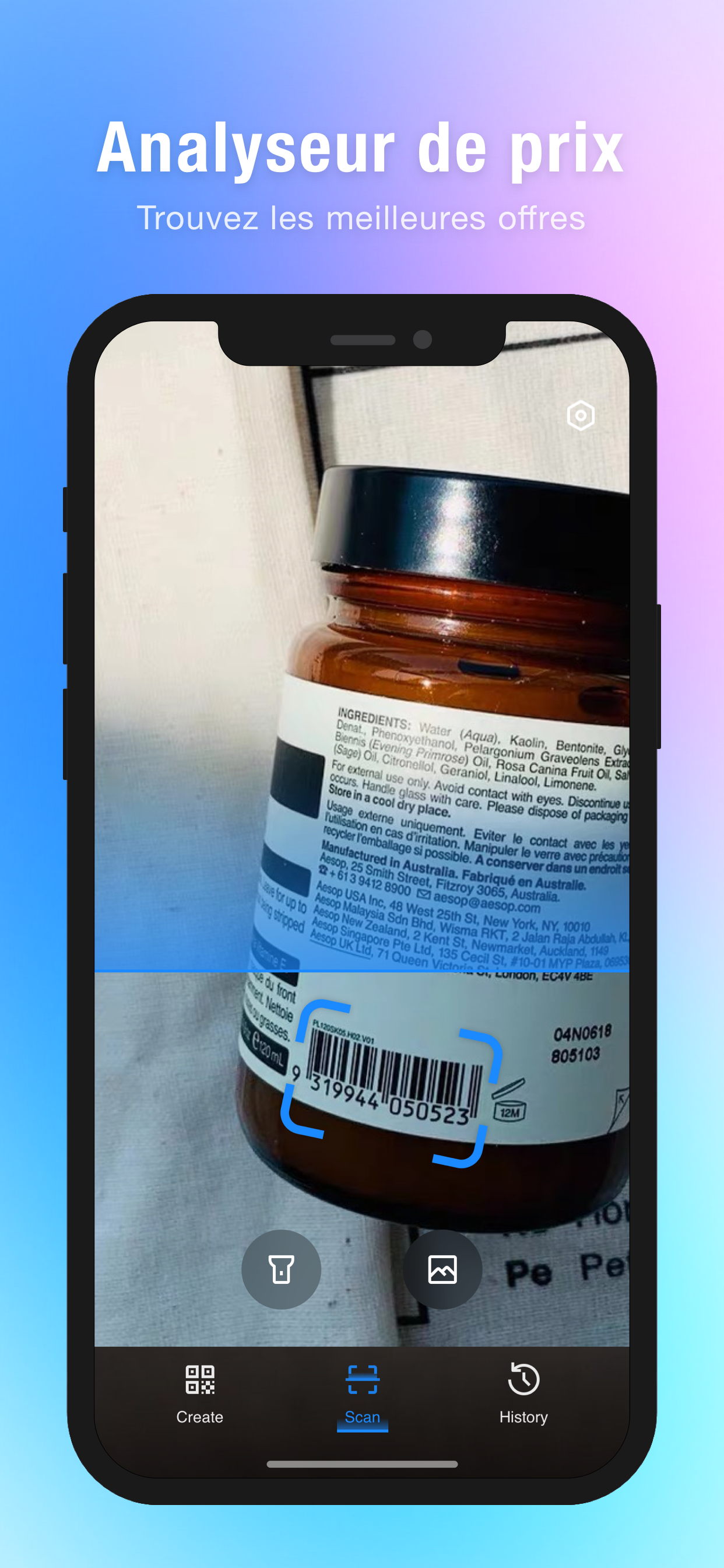 AI QR-Lecteur de code QR