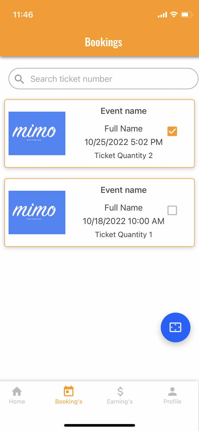 mimo organiser
