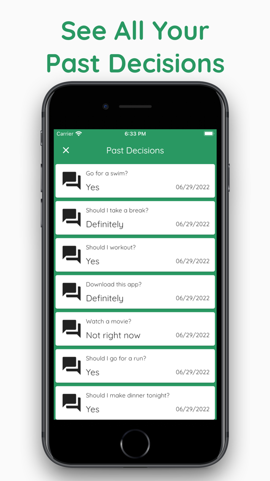 #5. Decider - A Life Guide (iOS) By: 1ManStartup LLC