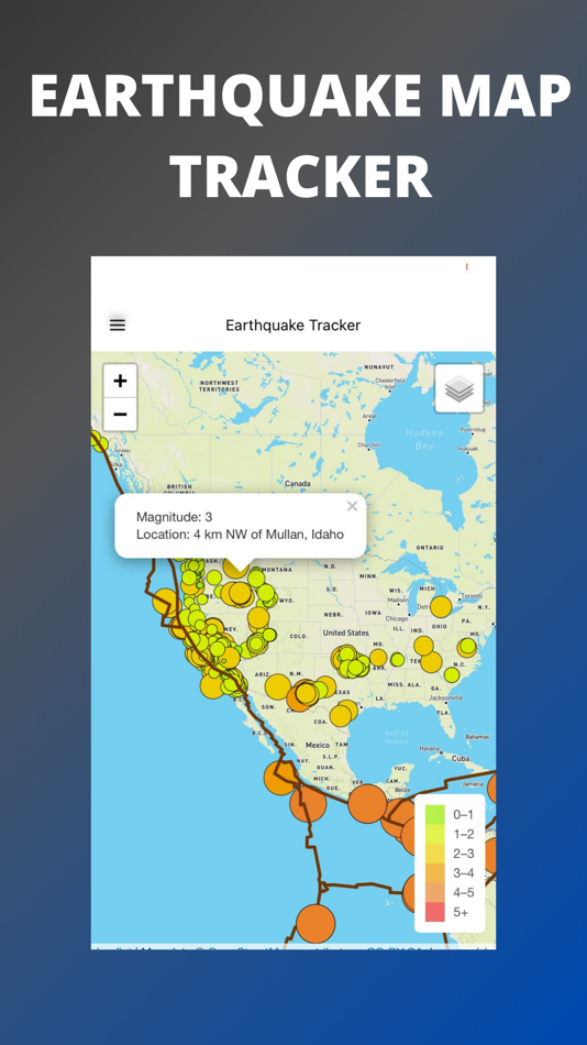 #1. Earthquake Map Tracker (iOS) Podle: Leticia Vila